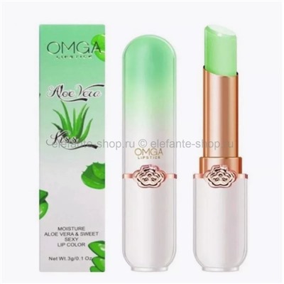 Бальзам для губ OMGA Aloe Vera Lipstick 3g