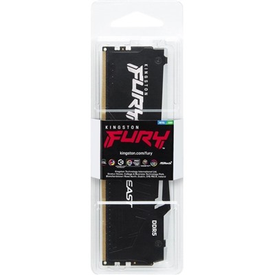 Память DDR5 32GB 6000MHz Kingston KF560C36BBEA-32 Fury Beast Black Expo RGB RTL Gaming PC5-   106502