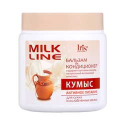 Бальзам-кондиционер для волос Iris Cosmetic Milk Line «Кумыс», питающий, 500 мл