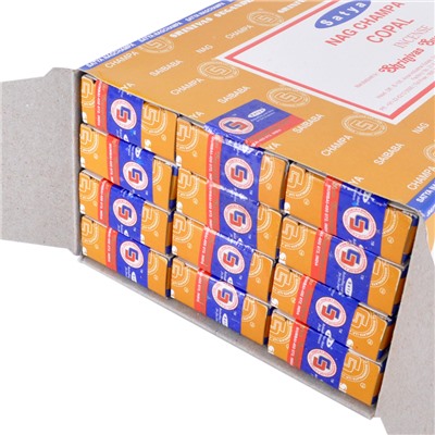 Satya-15-BL Блок благовоний Copal (Смола Копал) 12 упаковок по 15 грамм