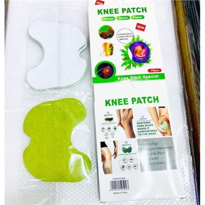 Пластырь травяной на колено KNEE PATCH обезболивающий 10 шт оптом