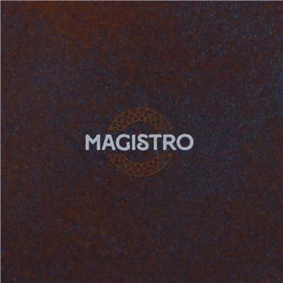 Салатник фарфоровый с высоким бортом Magistro Garland, 500 мл, d=15 см, цвет синий