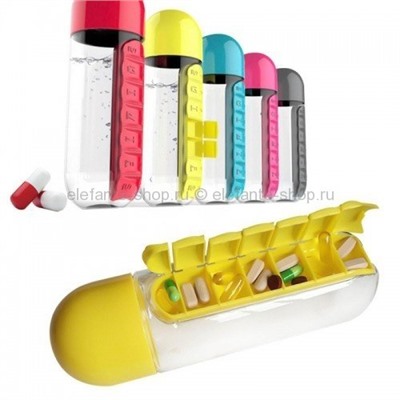 Бутылка Pill & Vitamen Organizer Bottle (0,6 литра), KP-289