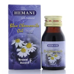 Масло Голубой Ромашки - Hemani Blue Chamomile Oil, 30 мл