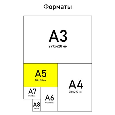 Блокноты в мягкой обложке на гребне «Аниме», А5, 40 листов