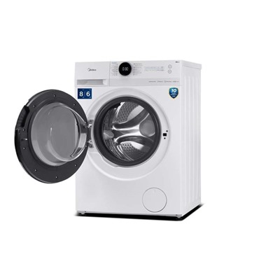 Стиральная машина Midea MF200D80WBS/W-RU, класс А, 1400 об/мин, до 8 кг, белая