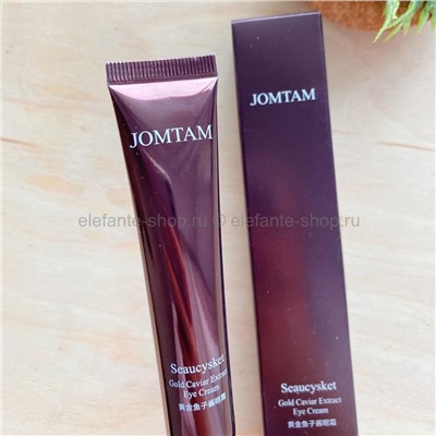 Крем для кожи вокруг глаз с массажером и экстрактом икры Jomtam Gold Caviar Extract Eye Cream 20g