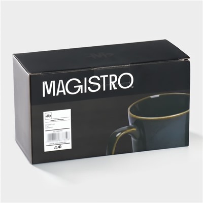 Набор кружек фарфоровых Magistro Fog, 350 мл