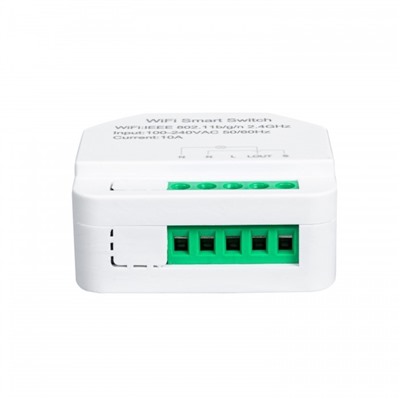 Умное мини реле Sibling Powerswitch-M, Wi-Fi, 10A, 220В, одноканальное, белое