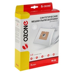 Пылесборник синтетический Ozone micron M-08, 5 шт (LG TB-36)