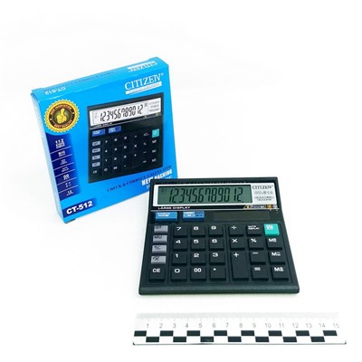 Калькулятор настольный 12 разр. CT-512 (130*130mm)