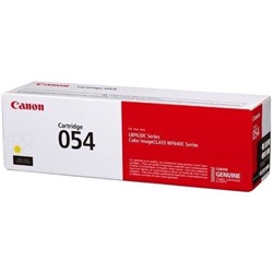 Картридж Canon 054 Y 3021C002 (MF645Cx/MF643Cdw/621Cw), для Canon (1200 стр.), жёлтый