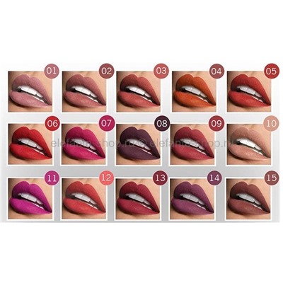 Набор матовых помад PUDAIER Fashion Matte Lip Gloss 15 штук (106)