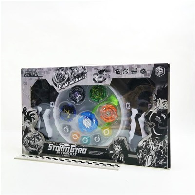 Бейблэйд Арена Storm набор 5волчков,2ручки,2запуска (BeyBlade-Волчок)(№10295) в коробке