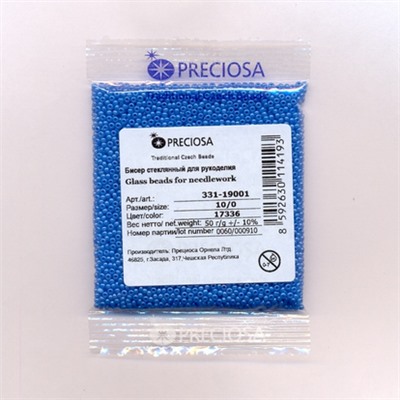 Бисер "Preciosa" 10 г, 331-19001-10/0-17336