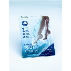 EKEL - ПИЛИНГ - НОСОЧКИ С КОЛЛАГЕНОМ FOOT PEELING PACK COLLAGEN, 40 G