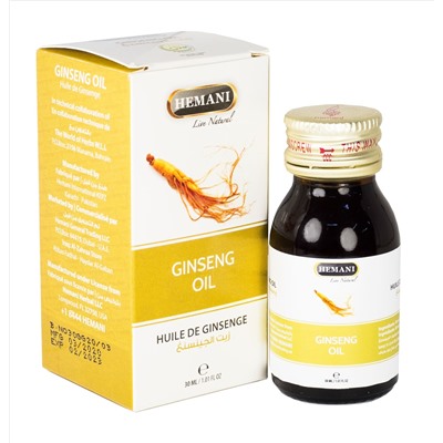 Масло Женьшеня - Hemani Ginseng Oil, 30 мл