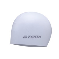 Шапочка для плавания Atemi SC308, силикон, детская, белая