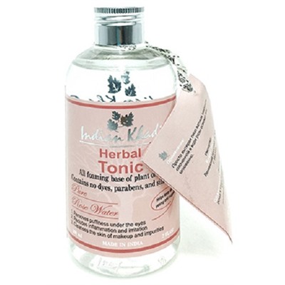 Тоник Розовая вода Кхади Pure Rose Water Herbal Tonic Indian Khadi 200 мл.