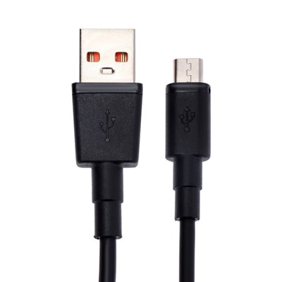 Кабель Krutoff Modern, microUSB - USB, 1 А, 1 м, черный