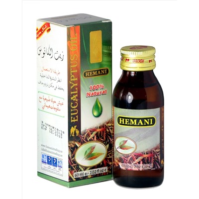 Масло Эвкалипта - Hemani Eucalyptus Oil, 60 мл