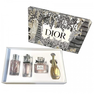 Подарочный парфюмерный набор Christian Dior For Woman 4 в 1