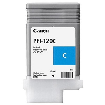 Картридж струйный Canon PFI-120C 2886C001 голубой для Canon imagePROGRAF TM-200/205(130мл)