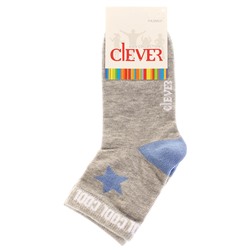 Носки Clever С1108-меланж серый