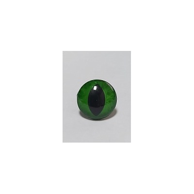 Глаза полупрозрачные, Д18 мм, кошачий зрачок, в комплекте с фиксатором (20шт)
