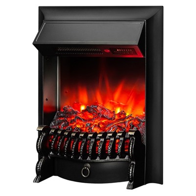 Электроочаг RealFlame Fobos Lux BL S, 750/1500 Вт, пульт ДУ, таймер, регул. ярк., звук