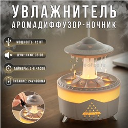 Увлажнитель-аромадиффузор-ночник Raindrop Aromatherapy Machine B-02 White (BJ)