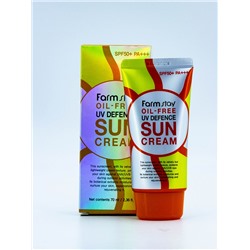 FARMSTAY - КРЕМ СОЛНЦЕЗАЩИТНЫЙ ДЛЯ ЛИЦА И ТЕЛА OIL-FREE UV DEFENCE SUN CREAM SPF50+PA+++, 70 ML