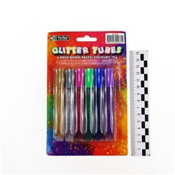 Гель с блестками для декорирования. Glitter Glue. Набор 6цв*10мл (№GL0814/H-460)