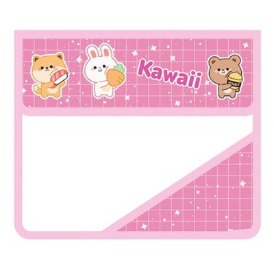 Папка для тетрадей А5 на липучке 23х19,5х5 см ПМ-А5-03 "KAWAII" Пчелка