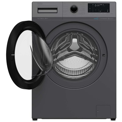 Стиральная машина Beko WSPE7H616A, класс А, 1200 об/мин, до 7.5 кг, чёрная