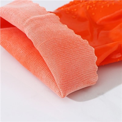 Перчатки резиновые для чистки овощей, рыбы, размер ONE SIZE