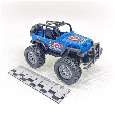 Машина Off-Road Avengers 4цвета (№555)(инерционная) 8шт в коробке