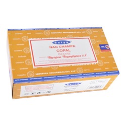 Satya-15-BL Блок благовоний Copal (Смола Копал) 12 упаковок по 15 грамм