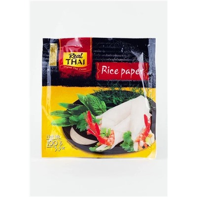 Рисовая бумага круглая, 16см (Rice Paper), Real Thai, 100г