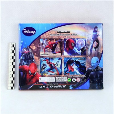 Пазлы мягкие 3D Spider-Man 40 деталей (4шт в коробке)(28*21см)(№SP9728)(str)