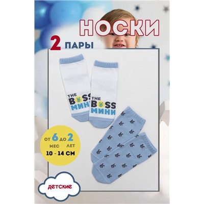 Носки Босик детские 2 пары (В ассортименте)