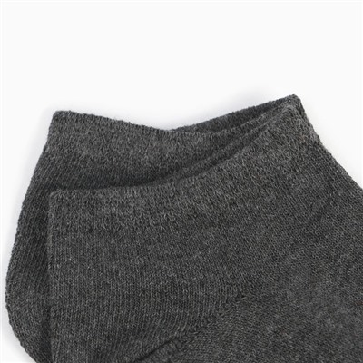 Набор носков детских (3 пары), цвет серый/чёрный/тёмно-серый, размер 27-29