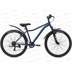 Велосипед 24 6ск RUSH HOUR Х600 V-brake ST синий рама 16 П, 388563