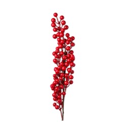 Ветка с ягодами, 57см, красный