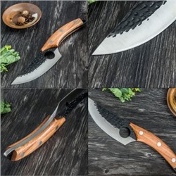 Нож стальной с деревянной рукояткой 27 см.