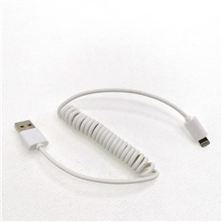 Кабель USB/8 pin Орбита BS-72 спиральный/1м (пакетик) (str)
