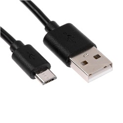 Кабель PERO DC-03 microUSB - USB, 2,5 А, 2м, черный