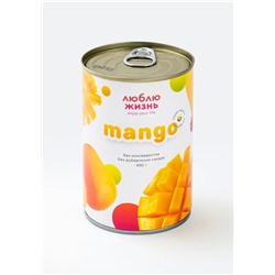 Пюре Манго из спелых фруктов, натуральное, без сахара, Люблю Жизнь, Мьянма, 430г