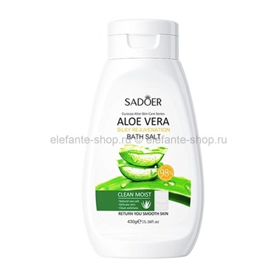 Соль для ванн Sadoer Aloe Vera Silky Rejuvenation Bath Salt 430g (19)