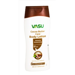 Лосьон для тела с Маслом Какао - Интенсивное Увлажнение - Vasu Cocoa Butter Body Lotion, 200 мл